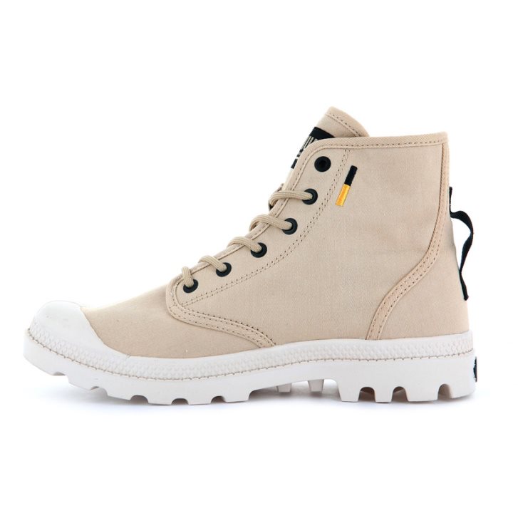 Bottes Palladium Pampa Hi Htg Supply Femme Beige | FR AEF415M